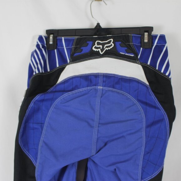 FOX YAMAHA Graphic 180 Blue Motorcycle Racing Pants Size 30 RN# 97275 Motorcross - Picture 12 of 15